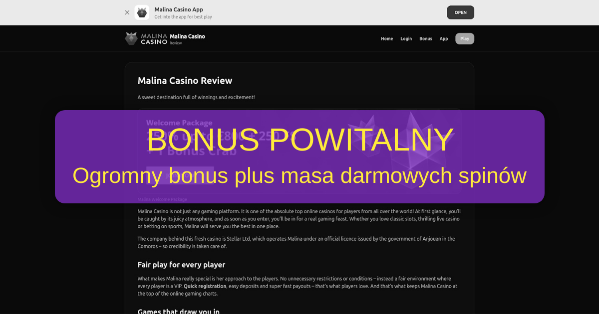 Malina Casino Polska