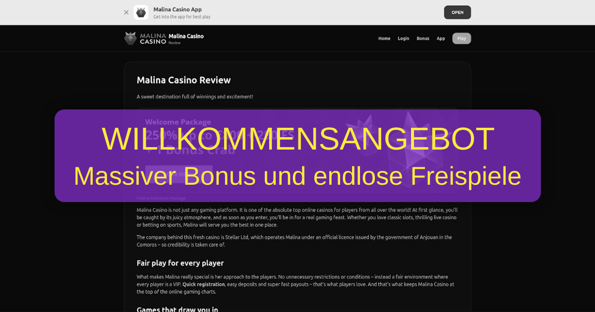 Malina Casino Deutschland